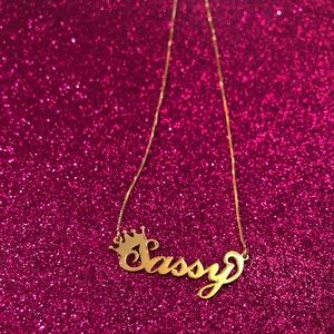 Custom Nameplate Necklaces